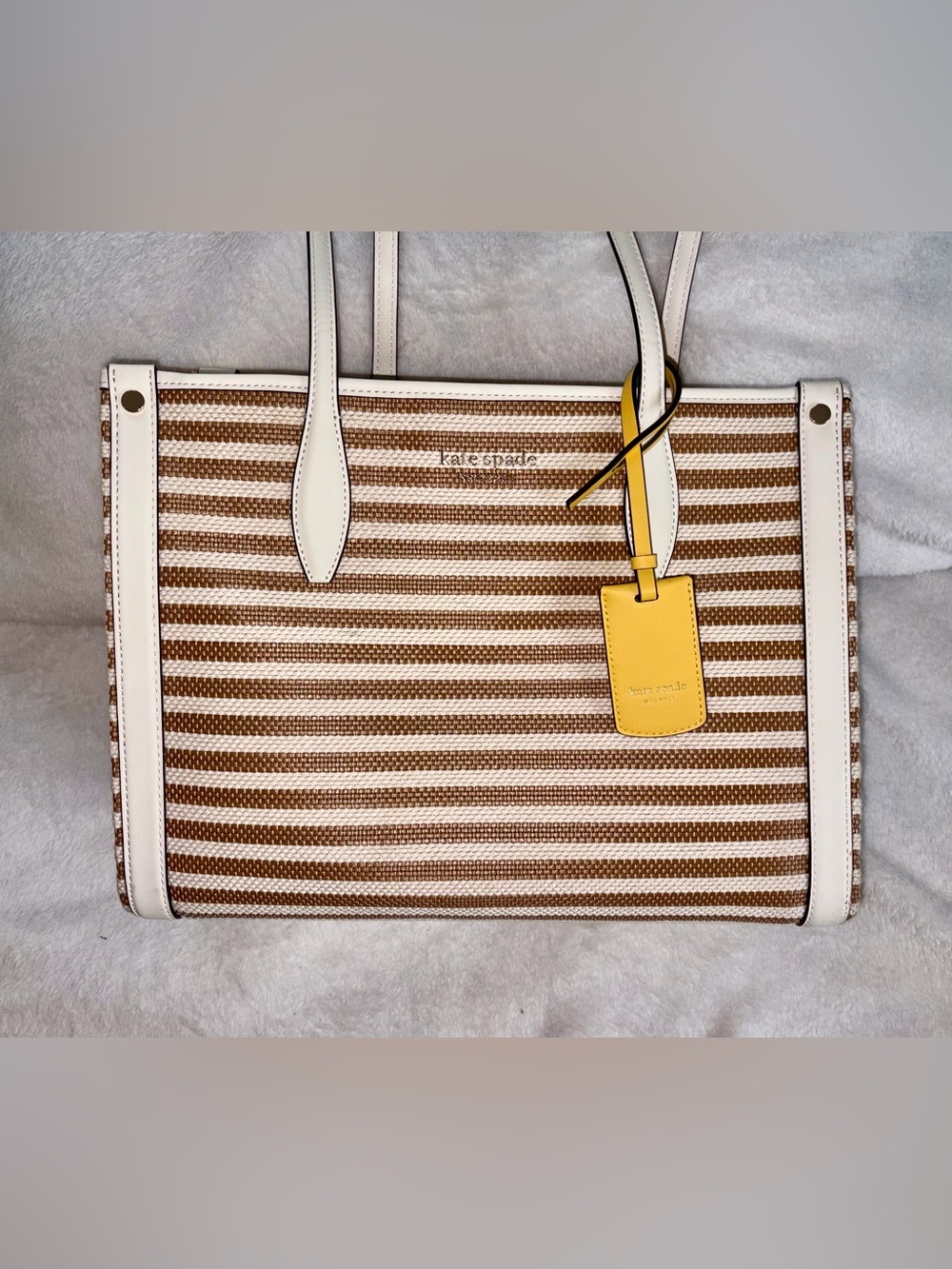 Kate Spade Market Striped Medium Tote Bag - Picture 3 of 13